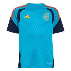 Spain National Team Youth FIFA x World Cup 2026 Tiro Training Jersey - Adidas Turquoise