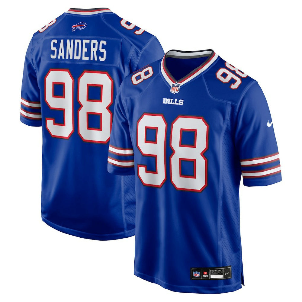 T.J. Sanders Team Game Jersey - Buffalo Bills
