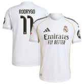 Rodrygo Real Madrid 2025/26 Home Jersey - Adidas White