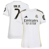 Vini Jr. Real Madrid Women's 2025/26 Home Replica Jersey - Adidas White