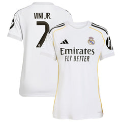 Vini Jr. Real Madrid Women's 2025/26 Home Replica Jersey - Adidas White