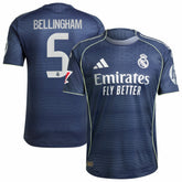 Jude Bellingham Real Madrid 2025/26 Away Player Jersey - Adidas Blue