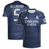 Jude Bellingham Real Madrid 2025/26 Away Replica Player Jersey - Adidas Blue