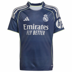 Vini Jr. Real Madrid Youth 2025/26 Away Replica Player Jersey - Adidas Blue
