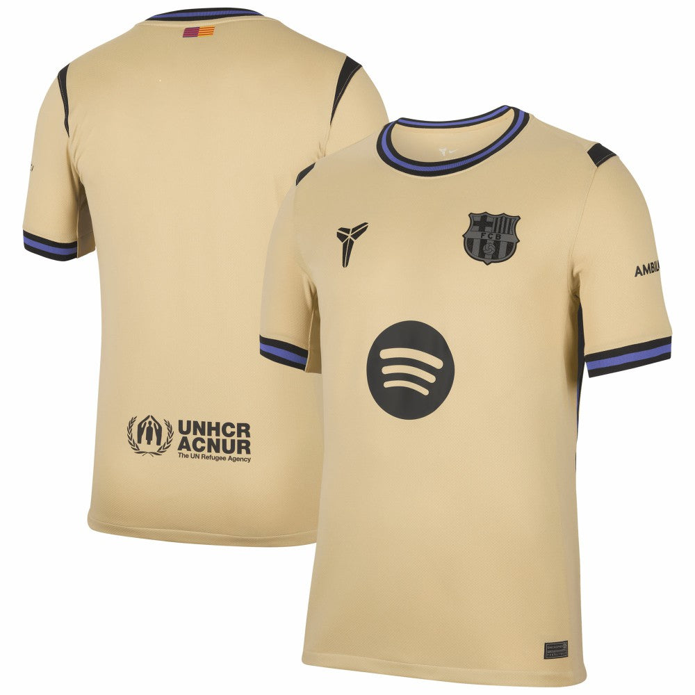 Barcelona 2025/26 Away Stadium Replica Jersey - Nike Gold