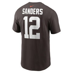 Shedeur Sanders 2025 NFL Draft Name & Number T-Shirt - Cleveland Browns