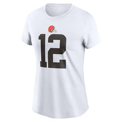 Shedeur Sanders Women's 2025 NFL Draft Name & Number T-Shirt - Cleveland Browns