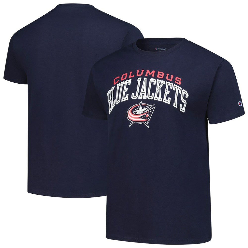 NHL Navy Columbus Blue Jackets Champion Primary Logo T-Shirt