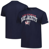 NHL Navy Columbus Blue Jackets Champion Primary Logo T-Shirt