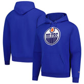 NHL Royal Edmonton Oilers Champion Primary Logo 1-Hit Pullover Hoodie