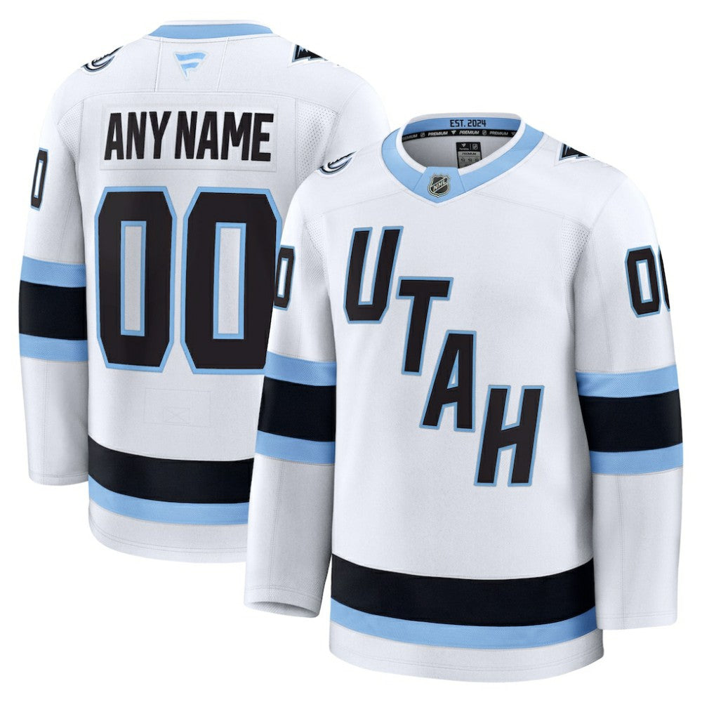 NHL White Utah Mammoth Fanatics Away Premium Custom Jersey