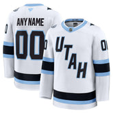 NHL White Utah Mammoth Fanatics Away Premium Custom Jersey