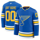 NHL Blue St. Louis Blues Fanatics Home Premium Custom Jersey