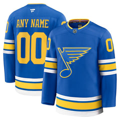 NHL Blue St. Louis Blues Fanatics Home Premium Custom Jersey