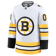 NHL White Boston Bruins Fanatics Away Premium Custom Jersey