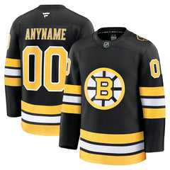 NHL Black Boston Bruins Fanatics Home Premium Custom Jersey