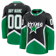 NHL Black Dallas Stars Fanatics Alternate Premium Custom Jersey