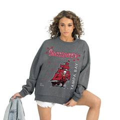 Gameday Couture Women's Ready to Rumble Premium Fleece Pullover Sweatshirt - Tampa Bay Buccaneers