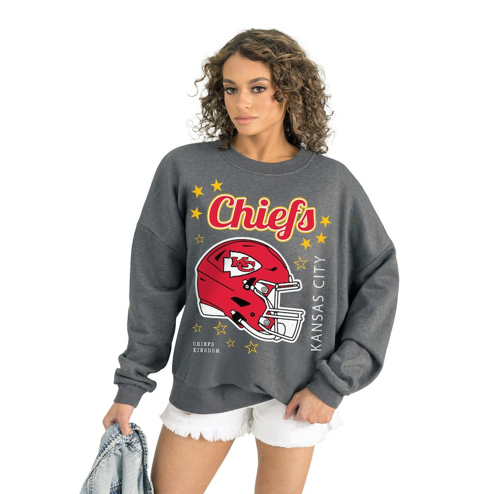 Gameday Couture Women's Ready to Rumble Premium Fleece Pullover Sweatshirt - Kansas City Chiefs