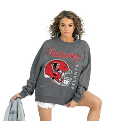 Gameday Couture Women's Ready to Rumble Premium Fleece Pullover Sweatshirt - Atlanta Falcons