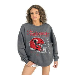 Gameday Couture Women's Ready to Rumble Premium Fleece Pullover Sweatshirt - Atlanta Falcons