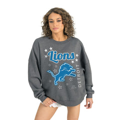 Gameday Couture Women's Ready to Rumble Premium Fleece Pullover Sweatshirt - Detroit Lions