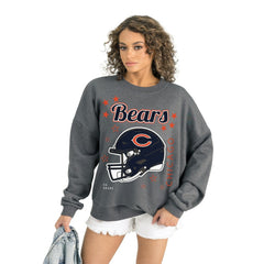Gameday Couture Women's Ready to Rumble Premium Fleece Pullover Sweatshirt - Chicago Bears