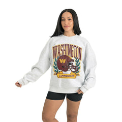 Gameday Couture Women's Heritage Premium Fleece Pullover Sweatshirt - Washington Commanders
