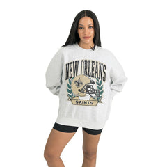 Gameday Couture Women's Heritage Premium Fleece Pullover Sweatshirt - New Orleans Saints