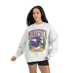 Gameday Couture Women's Heritage Premium Fleece Pullover Sweatshirt - Minnesota Vikings