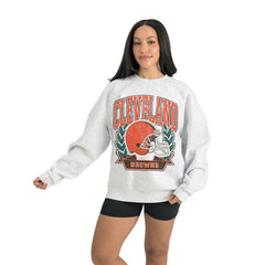 Gameday Couture Women's Heritage Premium Fleece Pullover Sweatshirt - Cleveland Browns