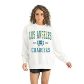 Gameday Couture Women's Timeless Triumph Premium Fleece Pullover Sweatshirt - Los Angeles Chargers