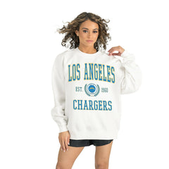 Gameday Couture Women's Timeless Triumph Premium Fleece Pullover Sweatshirt - Los Angeles Chargers