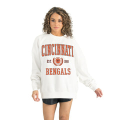 Gameday Couture Women's Timeless Triumph Premium Fleece Pullover Sweatshirt - Cincinnati Bengals