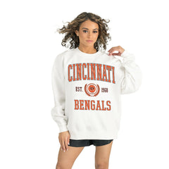 Gameday Couture Women's Timeless Triumph Premium Fleece Pullover Sweatshirt - Cincinnati Bengals