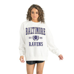 Gameday Couture Women's Timeless Triumph Premium Fleece Pullover Sweatshirt - Baltimore Ravens