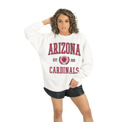 Gameday Couture Women's Timeless Triumph Premium Fleece Pullover Sweatshirt - Arizona Cardinals