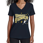 MLB Milwaukee Brewers Starter Women's Fireworks V-Neck T-Shirt