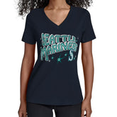 MLB Seattle Mariners Starter Women's Fireworks V-Neck T-Shirt