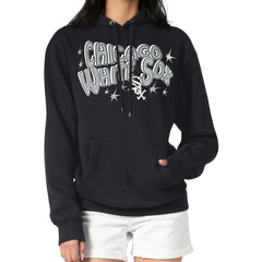 MLB Chicago White Sox Starter Women's Fireworks Fleece Tri-Blend Pullover Hoodie