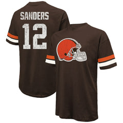 Shedeur Sanders Majestic Threads 2025 NFL Draft Oversized T-Shirt - Cleveland Browns