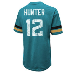 Travis Hunter Majestic Threads 2025 NFL Draft First Round Pick Oversized T-Shirt - Jacksonville Jaguars