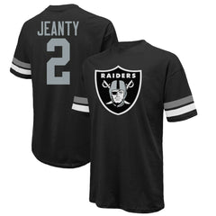 Ashton Jeanty Majestic Threads 2025 NFL Draft First Round Pick Oversized T-Shirt - Las Vegas Raiders