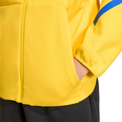 Club America Youth 2025/26 Club Anthem Full-Zip Hoodie Jacket - Adidas Yellow
