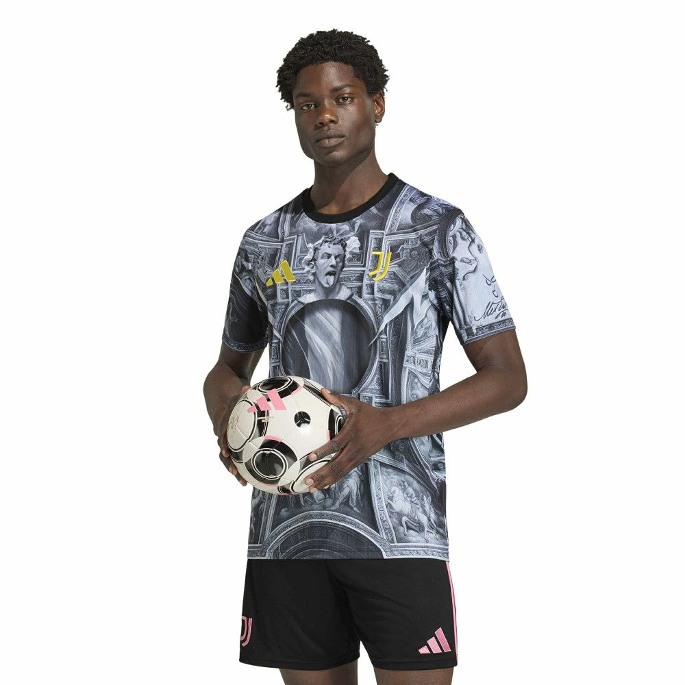 Juventus 2025/26 Pre-Match Training Jersey - Adidas Black