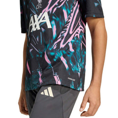 Liverpool Youth 2025/26 Pre-Match Training Jersey - Adidas Black