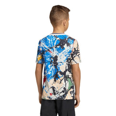 Manchester United X Stone Roses Youth Replica Jersey - Adidas Blue