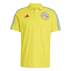 Club America 2025/26 DNA Alphaskin Polo - Adidas Yellow
