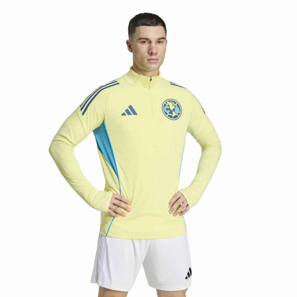 Club America Tiro 2025/26 AEROREADY Raglan Full-Zip Training Top - Adidas Yellow