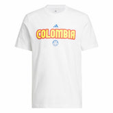 Colombia National Team Jersey Hook T-Shirt - Adidas White